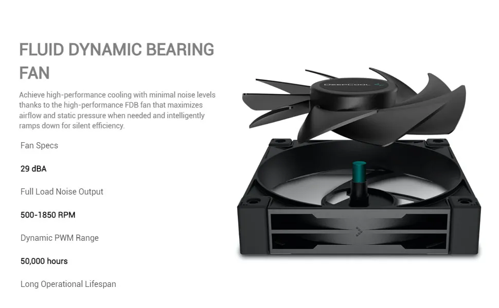 Deepcool AK400 CPU Air Cooler - Black overview 4