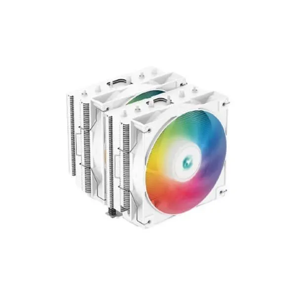 Deepcool Gammaxx AG620 WH ARGB Dual Tower CPU Air Cooler (White)