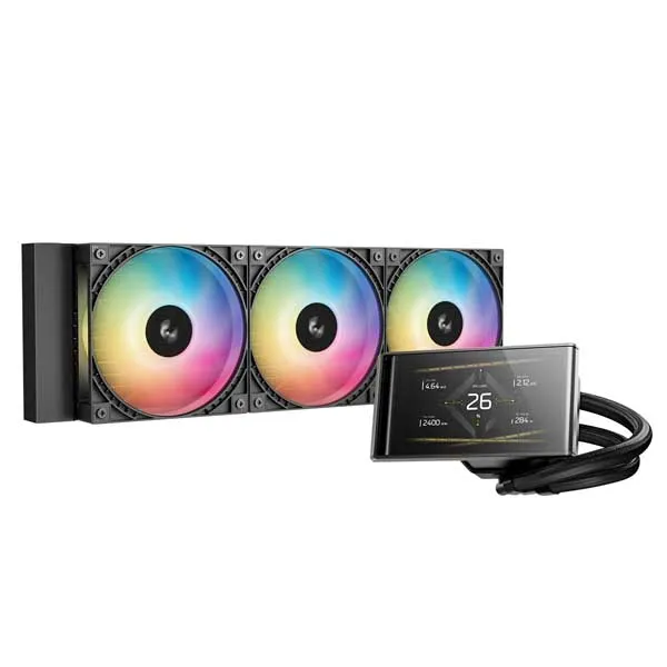 Deepcool LT360 VISION ARGB 360mm Liquid Cooler (Black)