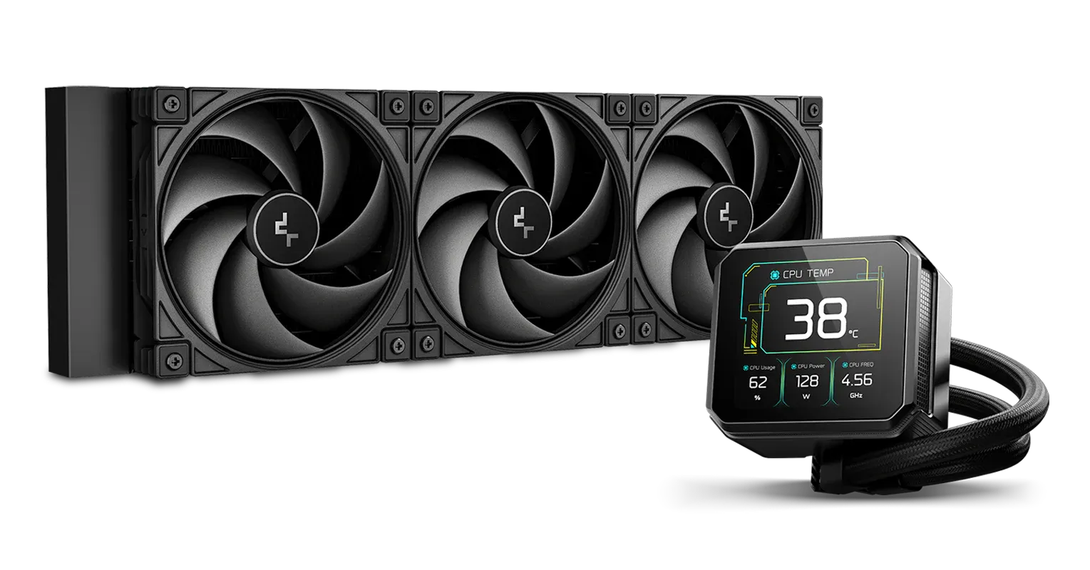 Deepcool Spartacus 360 AIO Liquid Cooler - Black overview 1