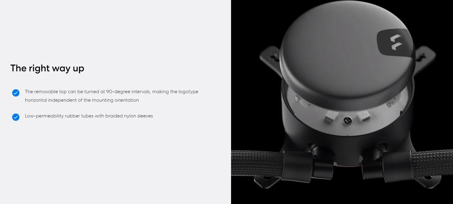 Fractal Design Lumen S24 RGB V2 AIO CPU Liquid Cooler overview 5