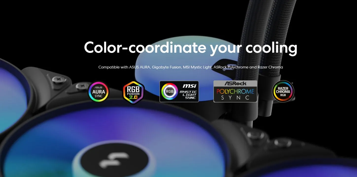 Fractal Design Lumen S24 RGB V2 AIO CPU Liquid Cooler overview 8