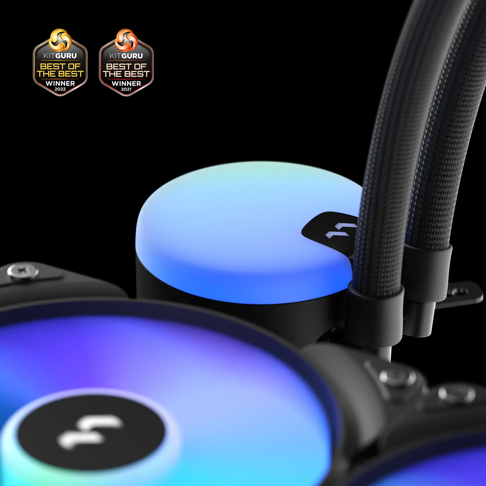 Fractal Design Lumen S36 RGB V2 AIO CPU Liquid Cooler overview 1