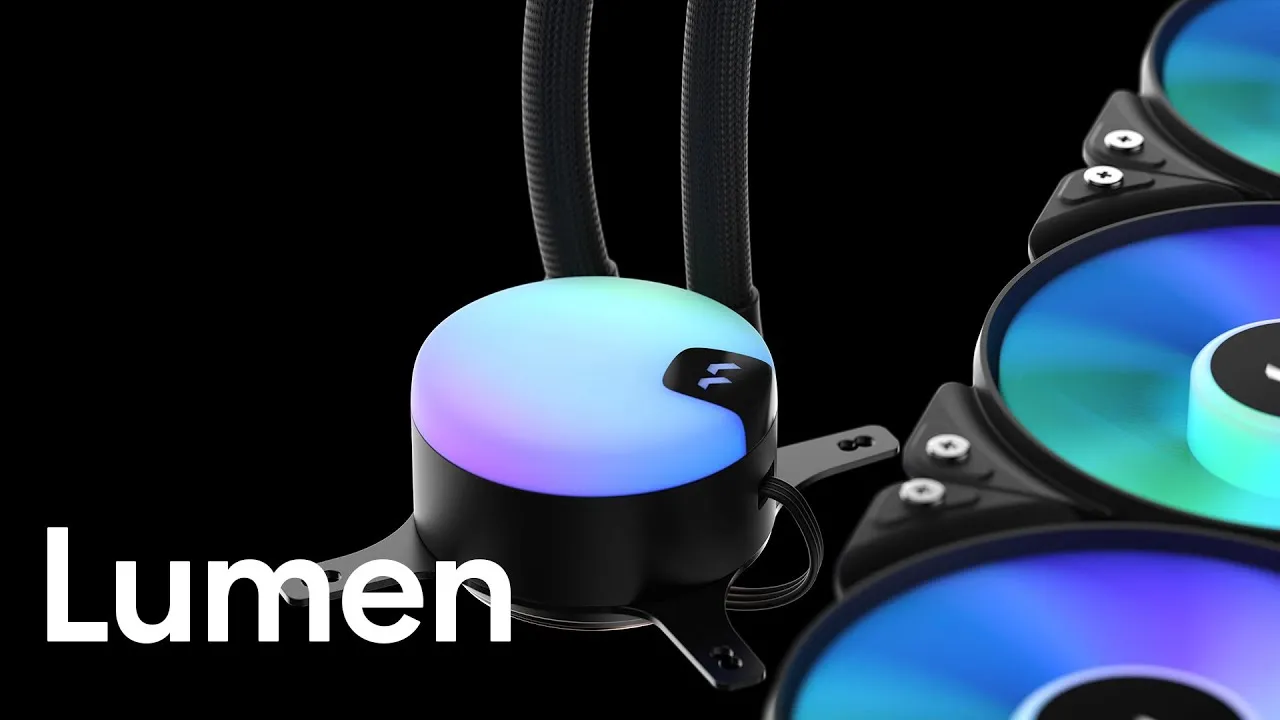 Fractal Design Lumen S36 RGB V2 AIO CPU Liquid Cooler overview 2