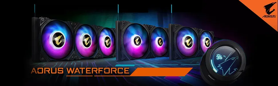 Gigabyte Aorus Waterforce X 360 ARGB CPU Liquid Cooler overview 1