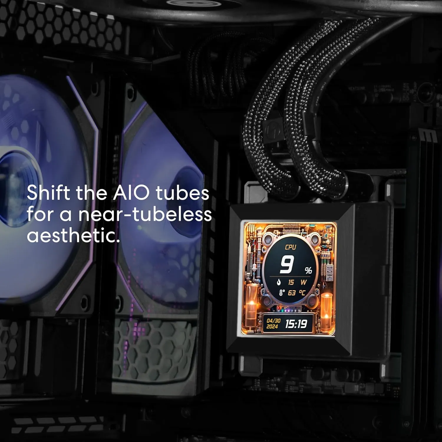 Lian Li HydroShift LCD 360S AIO Cooler (Black) overview 2