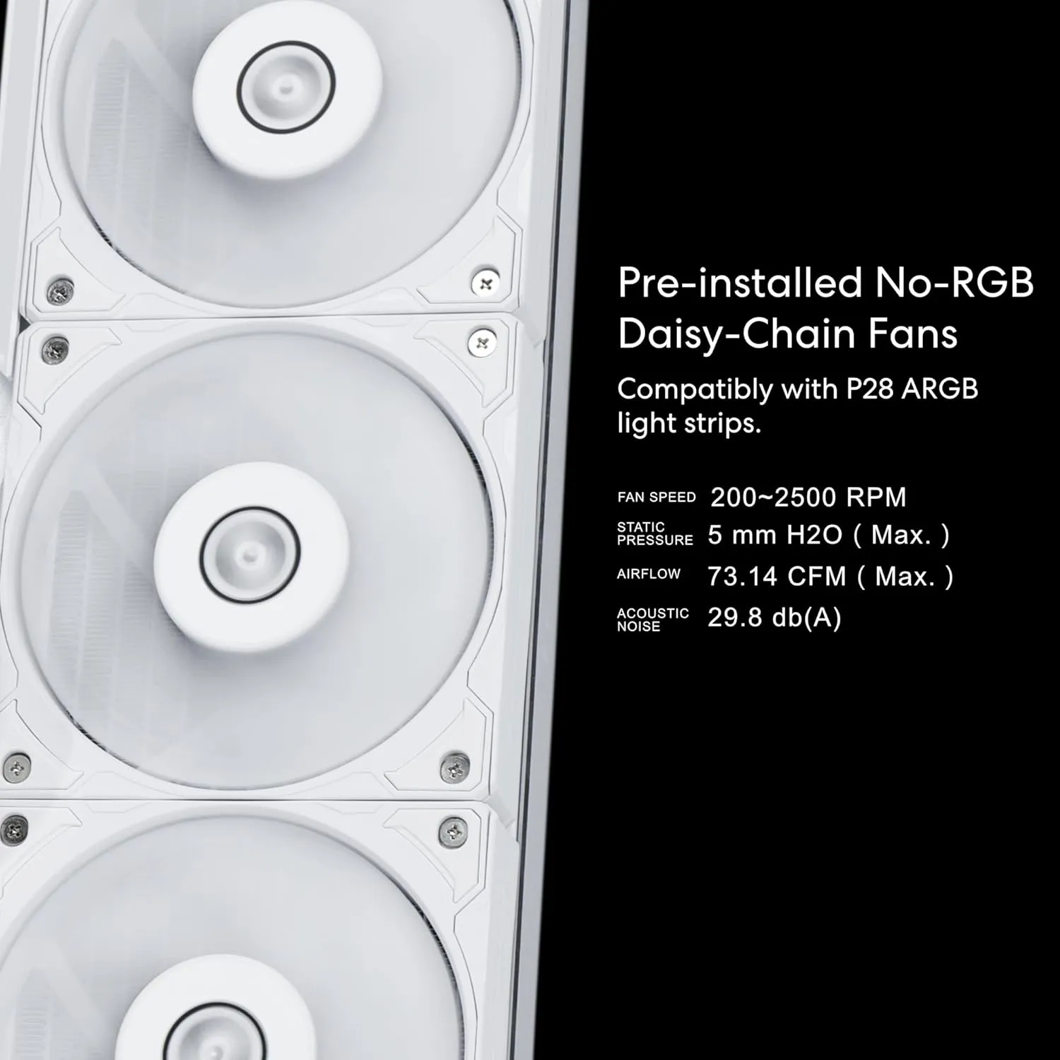 Lian Li HydroShift LCD 360S AIO Cooler (White) overview 10