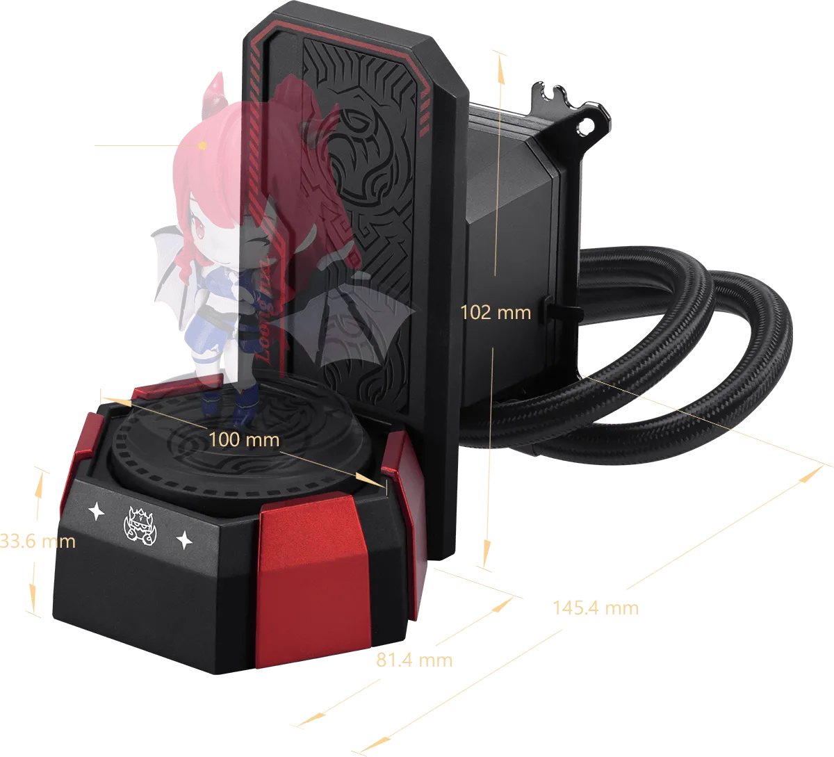 MSI CORELIQUID A17 MLG EDITION AIO Liquid Cooler (Black) overview 1