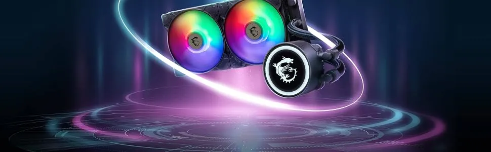 MSI MAG Coreliquid B240 ARGB 240mm CPU Liquid Cooler overview 1