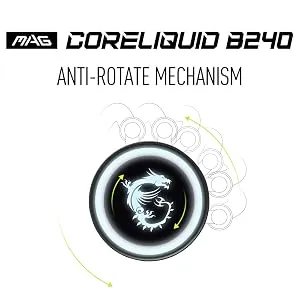 MSI MAG Coreliquid B240 ARGB 240mm CPU Liquid Cooler overview 9