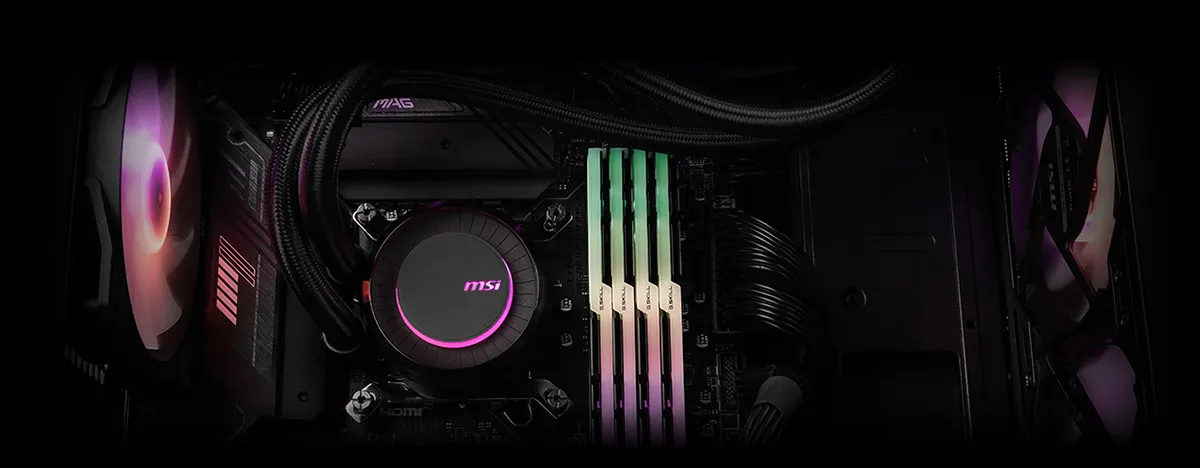 MSI MAG Coreliquid E240 ARGB 240mm CPU Liquid Cooler (White) overview 9