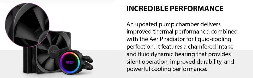 NZXT Kraken 120 RGB CPU Liquid Cooler overview 3