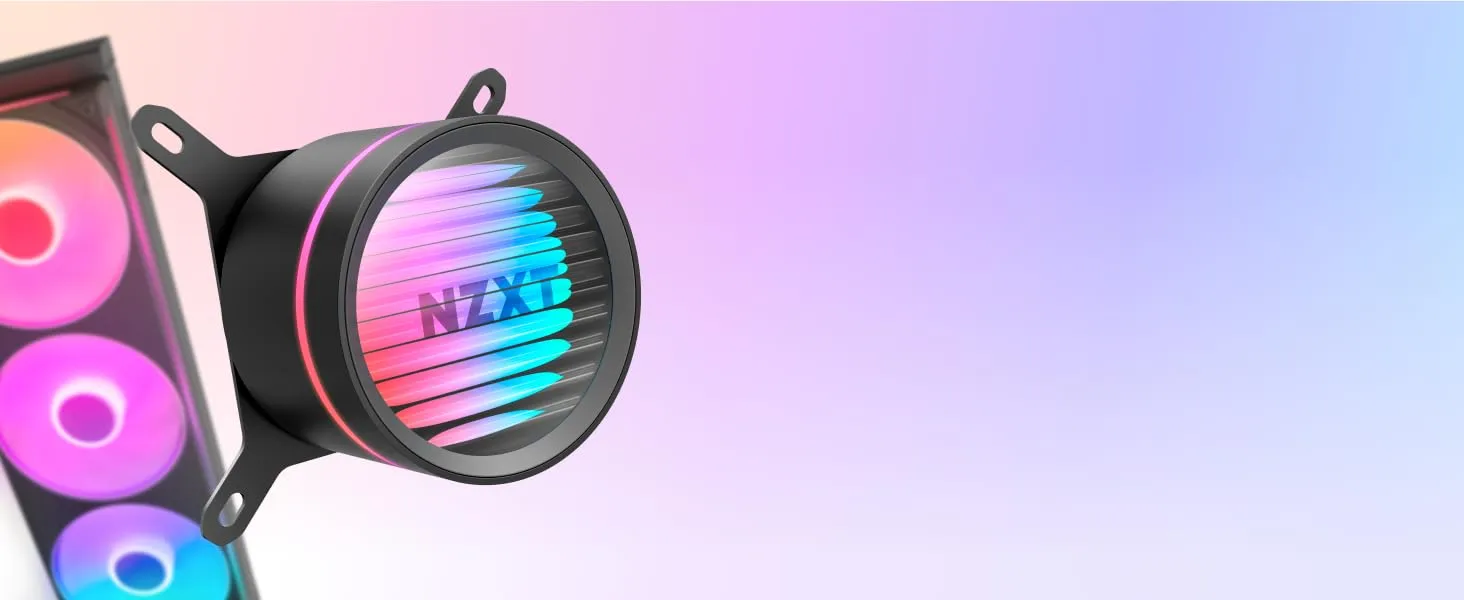 NZXT Kraken Core 360 RGB AIO Liquid Cooler (Black) overview 1