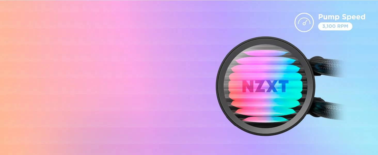 NZXT Kraken Core 360 RGB AIO Liquid Cooler (Black) overview 2