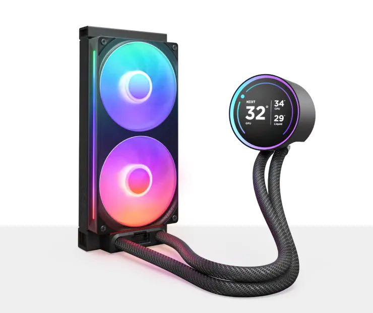 NZXT Kraken Elite 420 RGB 420mm All in One Liquid CPU Cooling Kit (Black) overview 8