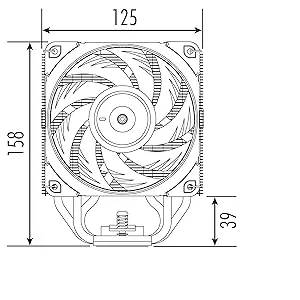 Noctua NH-U12A CPU Air Cooler overview 6