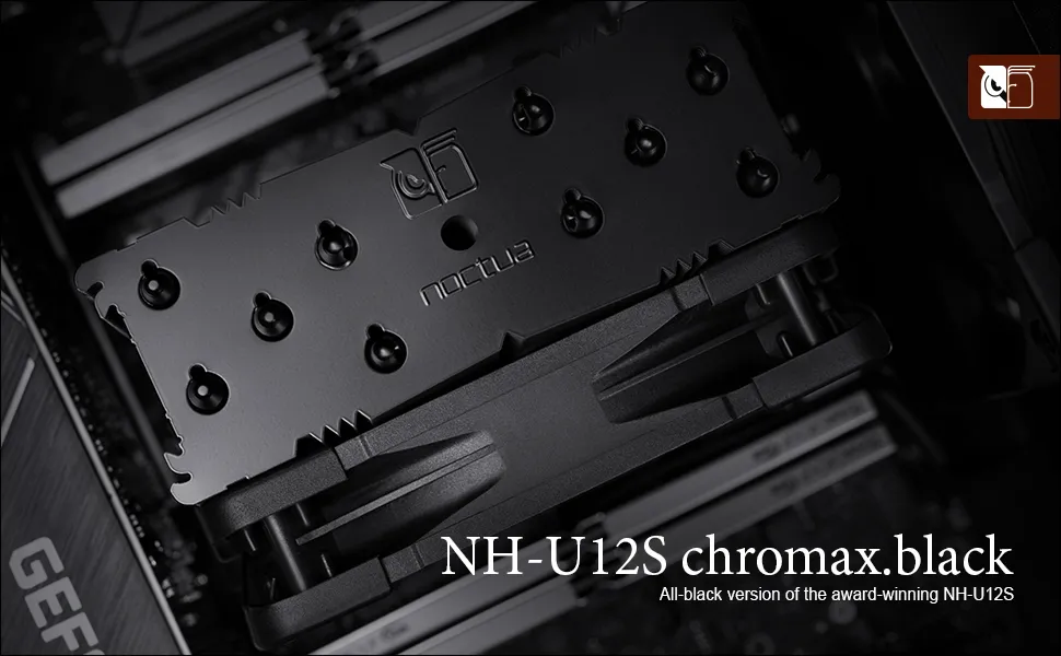 Noctua NH-U12S Chromax Black CPU Air Cooler overview 1