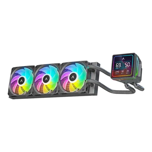 Prolab Design AI360 LCD AIO Liquid Cooler (Black)