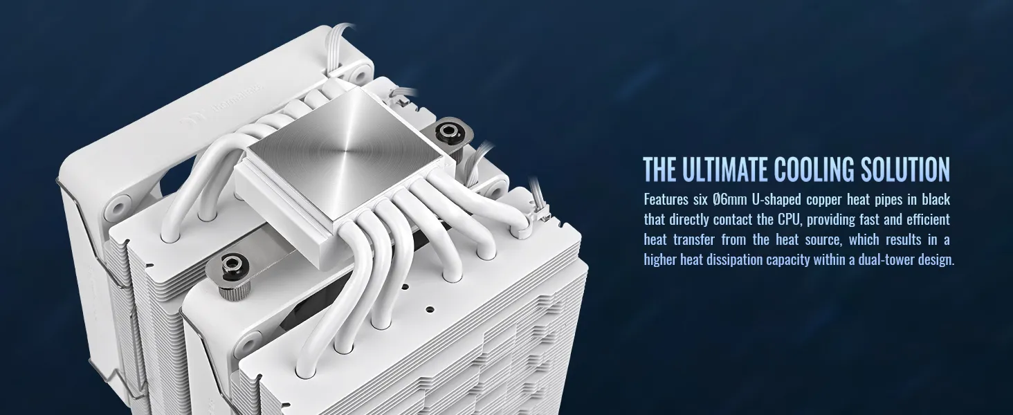 Thermaltake Astria 600 ARGB Lighting Snow CPU Air Cooler overview 7