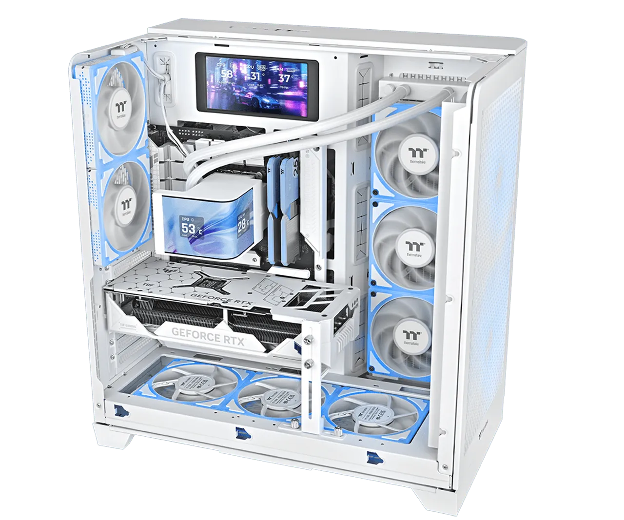 Thermaltake MAGCurve 360 Ultra ARGB Sync AIO Liquid Cooler (Snow Edition) overview 3