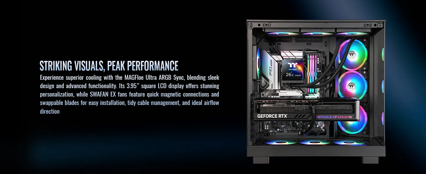 Thermaltake MAGFloe 360 Ultra ARGB Sync AIO Liquid Cooler overview 5