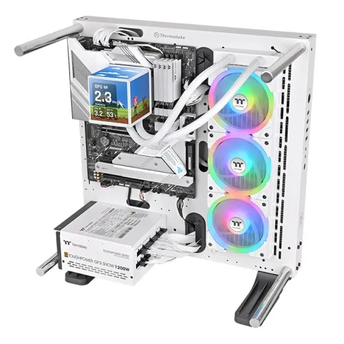 Thermaltake Minecube 360 Ultra ARGB Sync CPU Liquid Cooler (Snow Edition) overview 3
