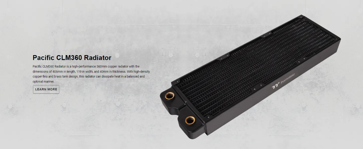 Thermaltake Pacific CLM360 Ultra Hard Tube Liquid Cooling Kit overview 4