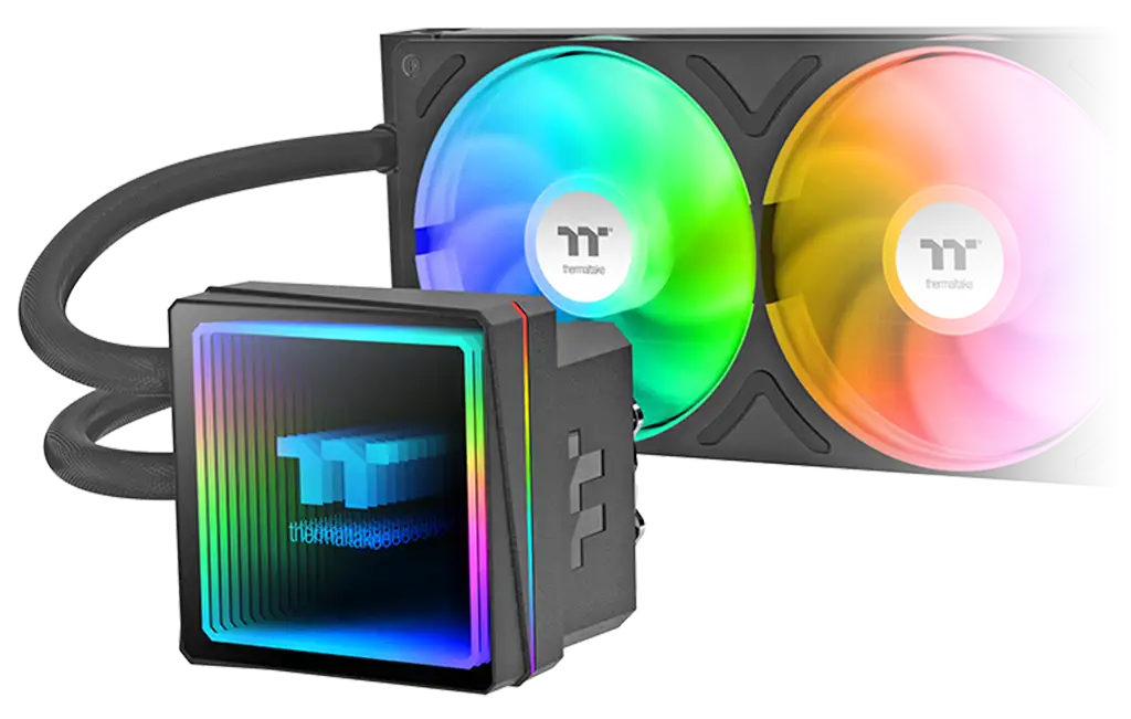 Thermaltake TH360 V3 ARGB Sync AIO Liquid Cooler (Black) overview 1