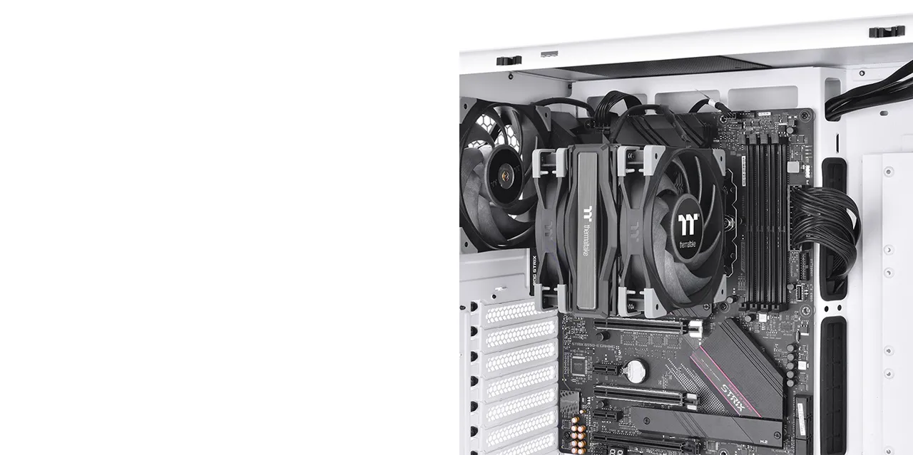 Thermaltake TOUGHAIR 510 180W TDP CPU Cooler (Black) overview 2