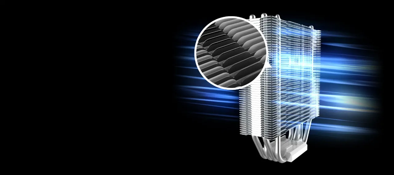 Thermaltake TOUGHAIR 510 180W TDP CPU Cooler (Black) overview 4