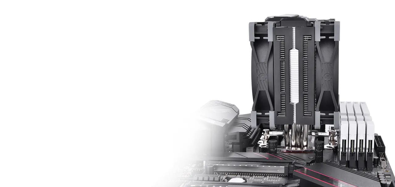 Thermaltake TOUGHAIR 510 180W TDP CPU Cooler (Black) overview 6