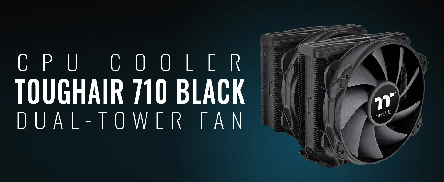 Thermaltake TOUGHAIR 710 CPU Cooler (Black ) overview 1