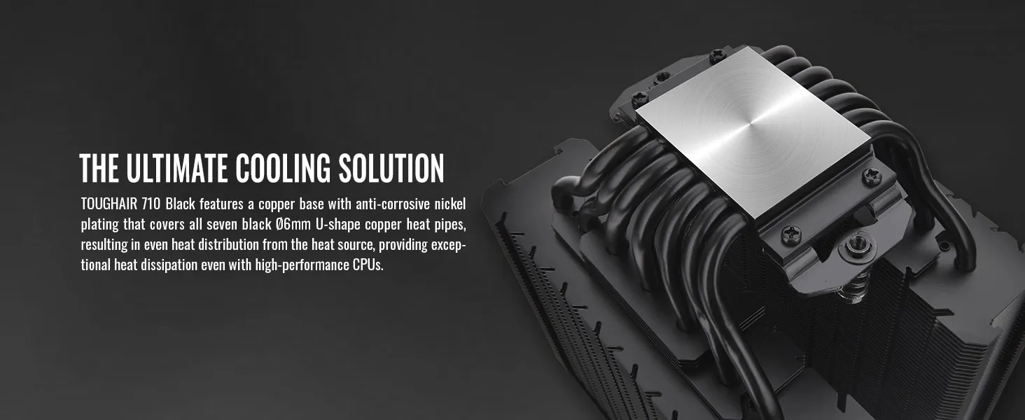 Thermaltake TOUGHAIR 710 CPU Cooler (Black ) overview 8