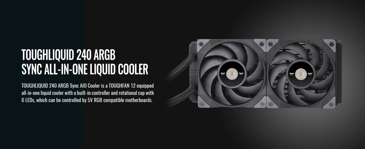 Thermaltake Toughliquid Ultra 240 Aio Liquid Cpu Cooler overview 2