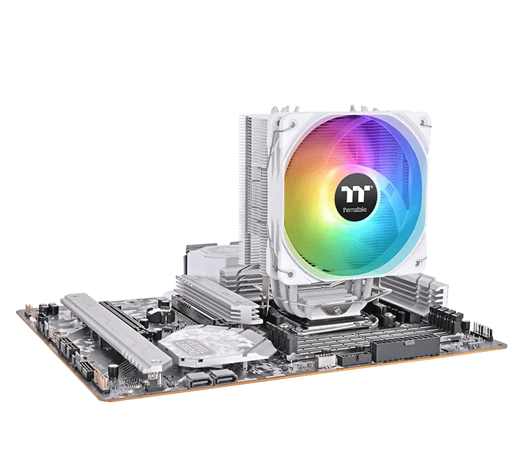 Thermaltake UX200 SE ARGB Lighting CPU Air Cooler (White) overview 3