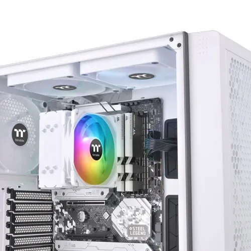 Thermaltake UX200 SE ARGB Lighting CPU Air Cooler (White) overview 4