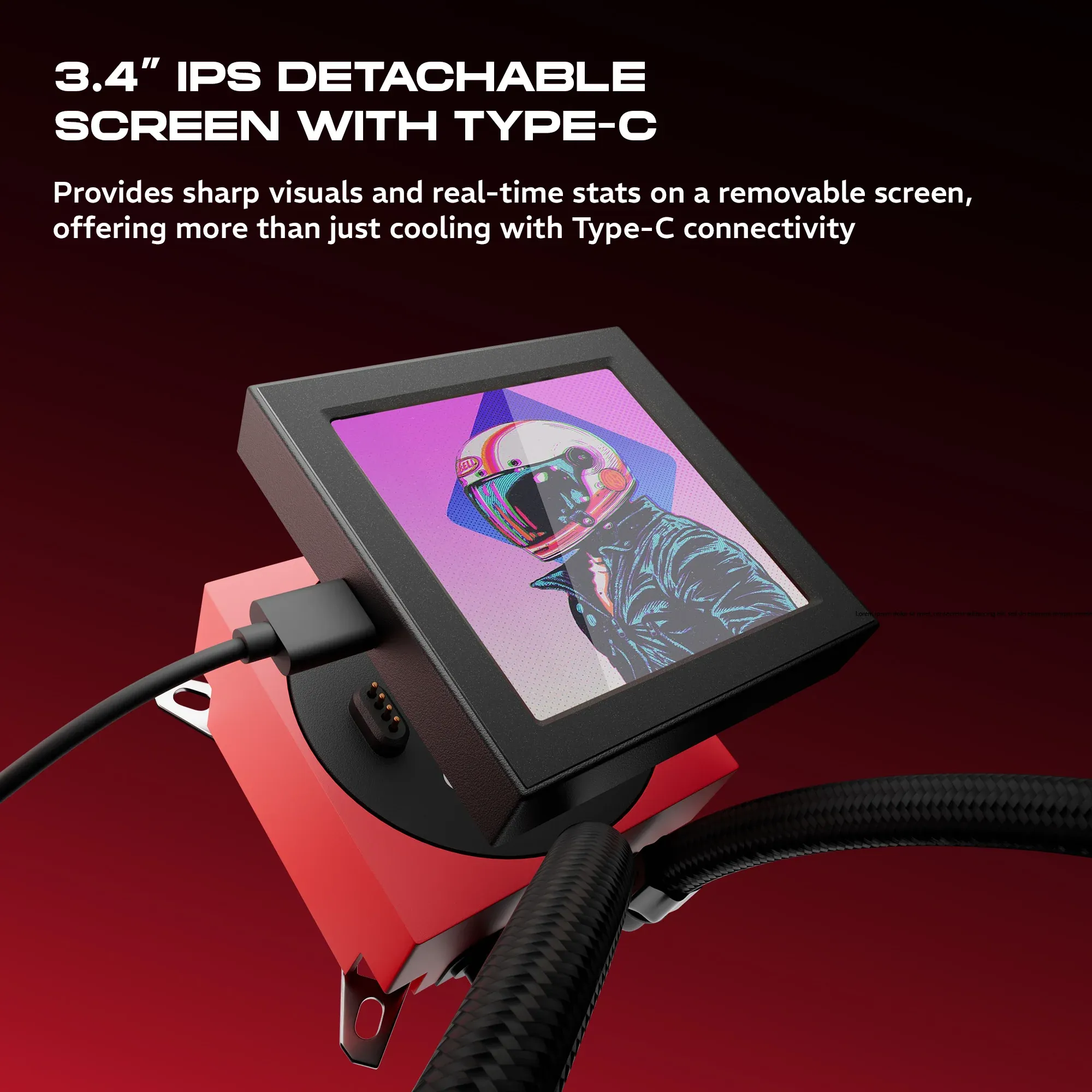 daWg L240 AIO ARGB 240mm CPU Liquid Cooler (Black) overview 2