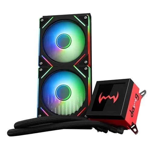 daWg L240 AIO ARGB 240mm CPU Liquid Cooler (Black)