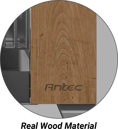 ANTEC CX600M Wood Mini Tower Full-View Tempered Glass Gaming Case overview 2