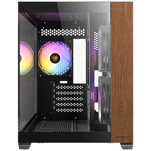 ANTEC CX600M Wood Mini Tower Full-View Tempered Glass Gaming Case overview 3