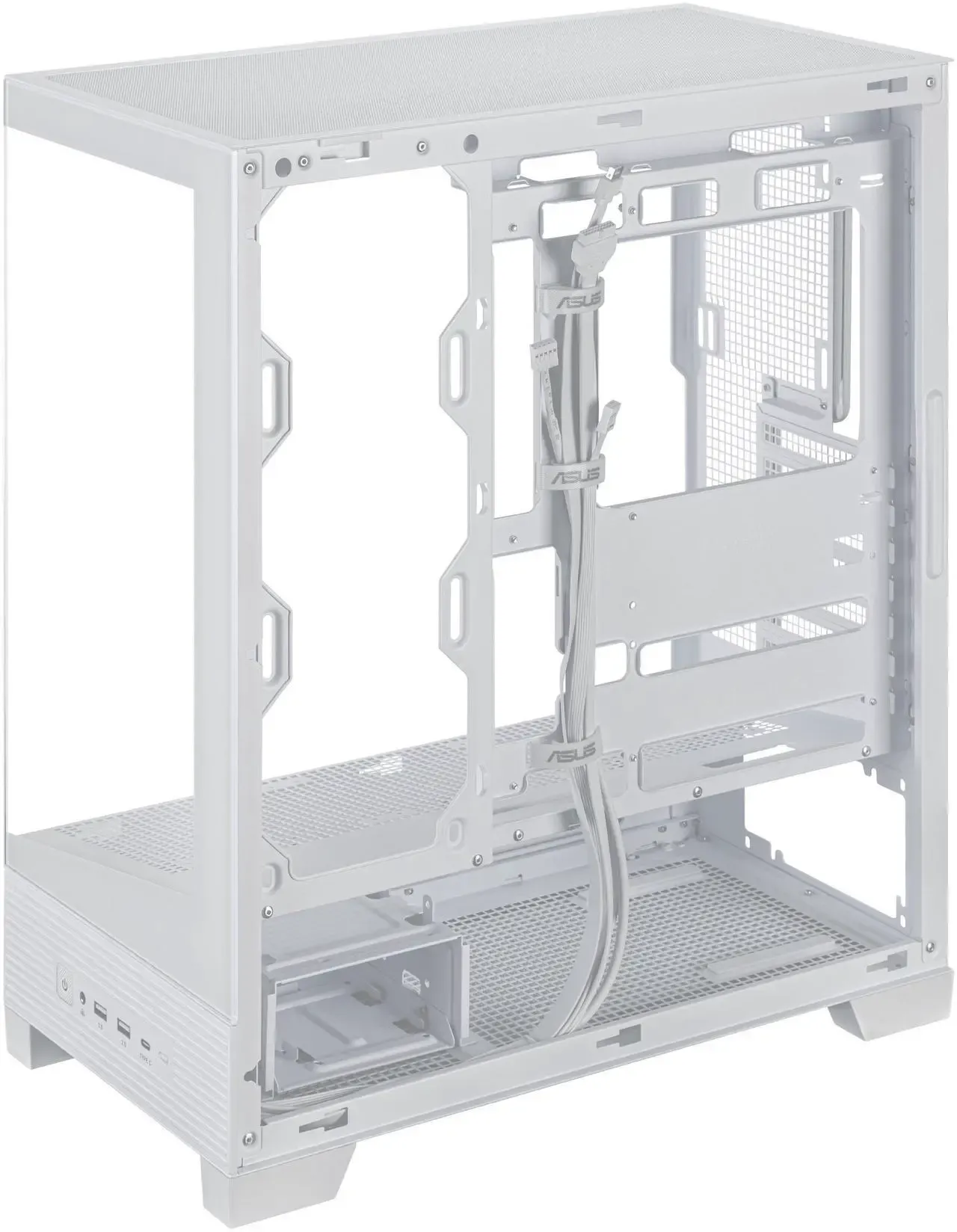ASUS A31 White ATX Mid-Tower Gaming Case overview 3