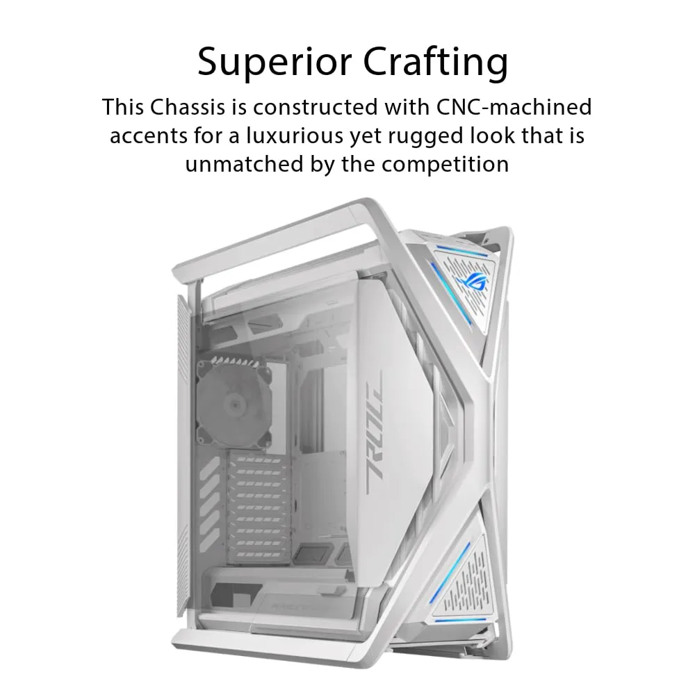 ASUS ROG Hyperion GR701 Full-Tower Gaming Cabinet (White) overview 1