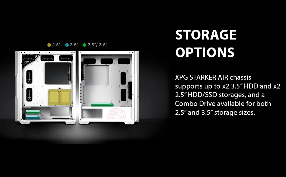 Adata XPG Starker Air ARGB (ATX) Cabinet (White) overview 4
