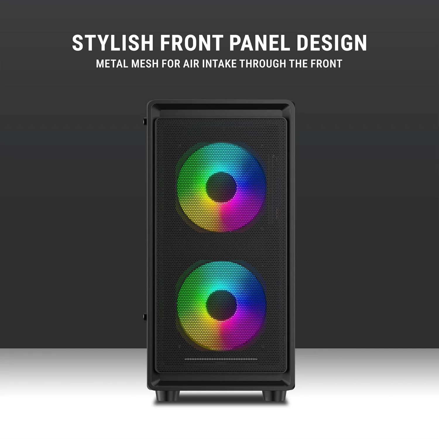 Ant Esports 400 Air Mini Mini-Tower Gaming Cabinet (Black) overview 1