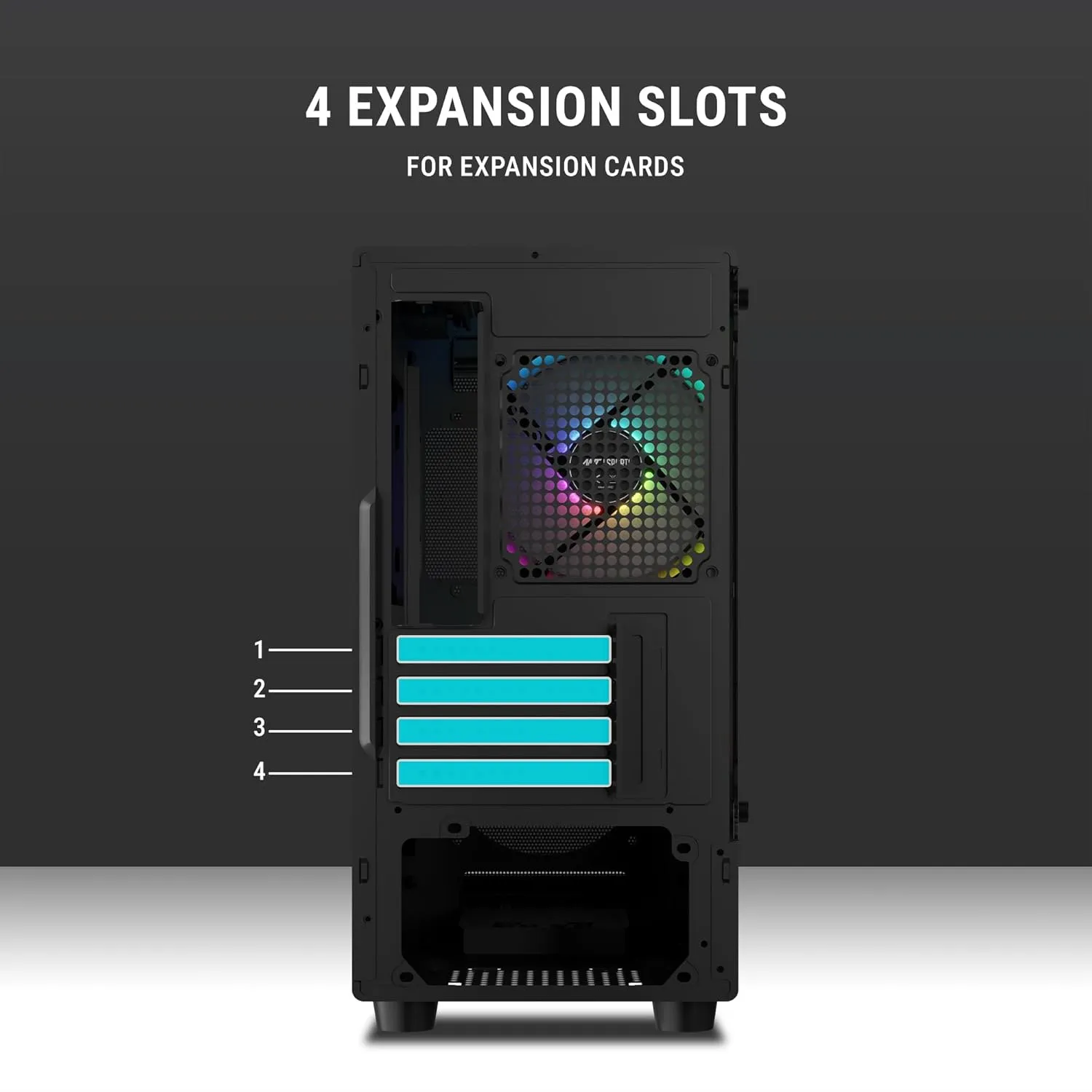 Ant Esports 400 Air Mini Mini-Tower Gaming Cabinet (Black) overview 8