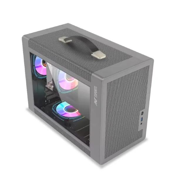 Ant Esports Box C Air (M-ATX) Mid Tower Cabinet (Grey)