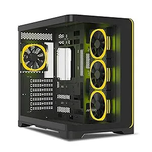 Ant Esports Crystal ARC ARGB ATX Mid Tower Case (Black) overview 13