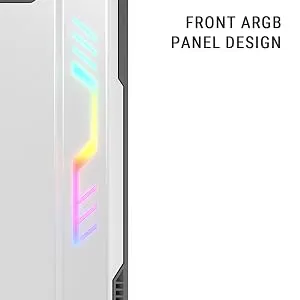 Ant Esports Eclipse ARGB ATX Mid Tower Case (Black & Grey) overview 2