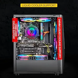 Ant Esports ICE-130AG Mid Tower Gaming Cabinet overview 7