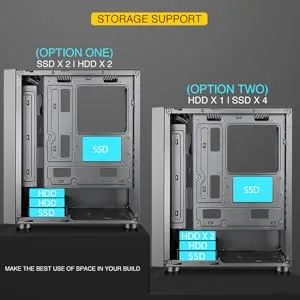 Ant Esports ICE-130AG Mid Tower Gaming Cabinet overview 9